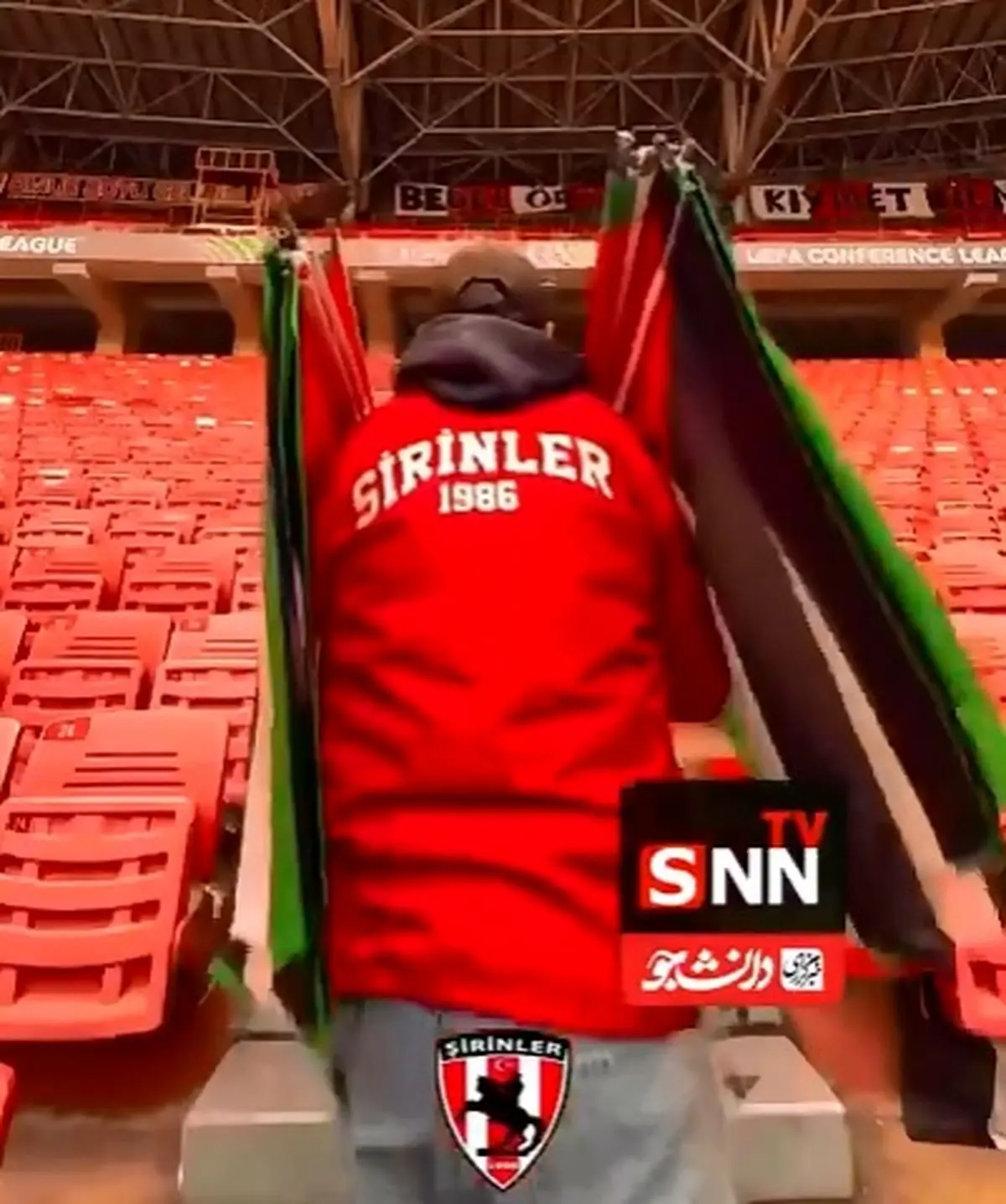 زمین مسابقه صحنه همدلی با مردم مظلوم شد + فیلم