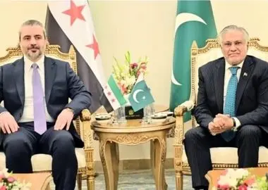 دیدار وزرای خارجه پاکستان و سوریه