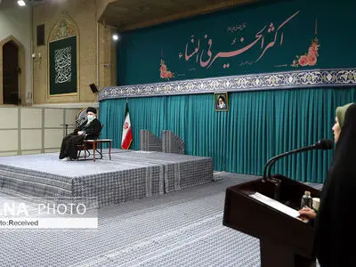 دیدار جمعی از بانوان با رهبر معظم انقلاب 