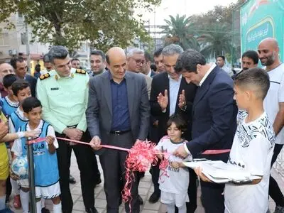 بهره‌برداری از پروژه بهسازی پارک رفتگر لاهیجان و احداث مجموعه ورزشی چندمنظوره