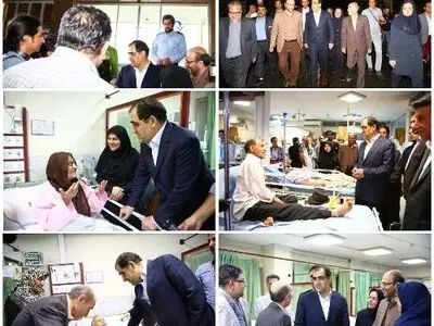 بازدید وزیر بهداشت از بیمارستان فیروزآبادی شهرری 