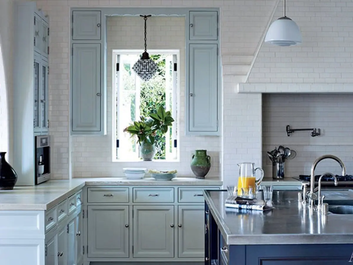 بهترین رنگ کابینت برای آشپزخانه های کوچک امروزی+عکس