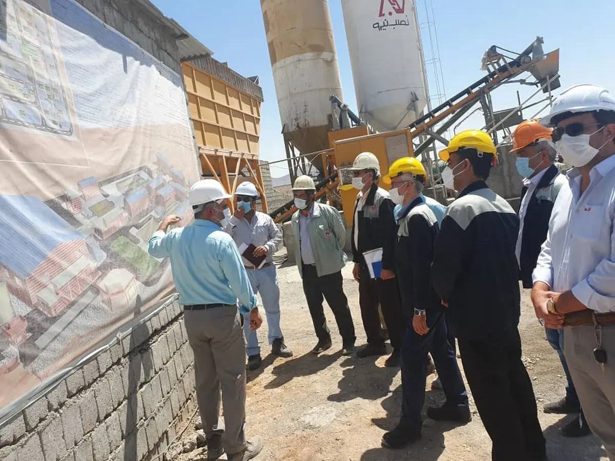 بازدید مدیر عامل شرکت ذوب آهن اصفهان  از روند تولید و تعمیرات کارخانه