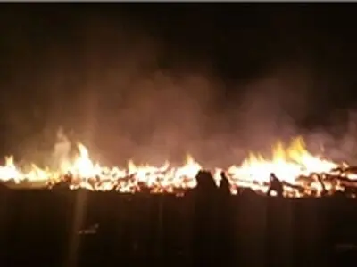 آتش‌سوزی در کارخانه نکاچوب مازندران