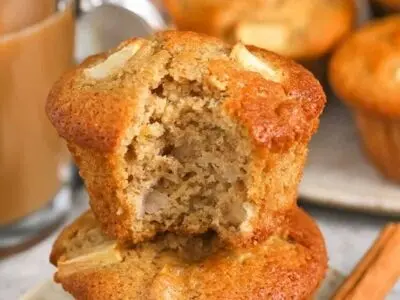 طرز تهیه مافین سیب دارچینی