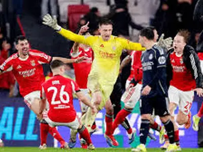 ویدئو: طوفان شادی در لیسبون؛ جشن بنفیکا پس از درهم کوبیدن رئال