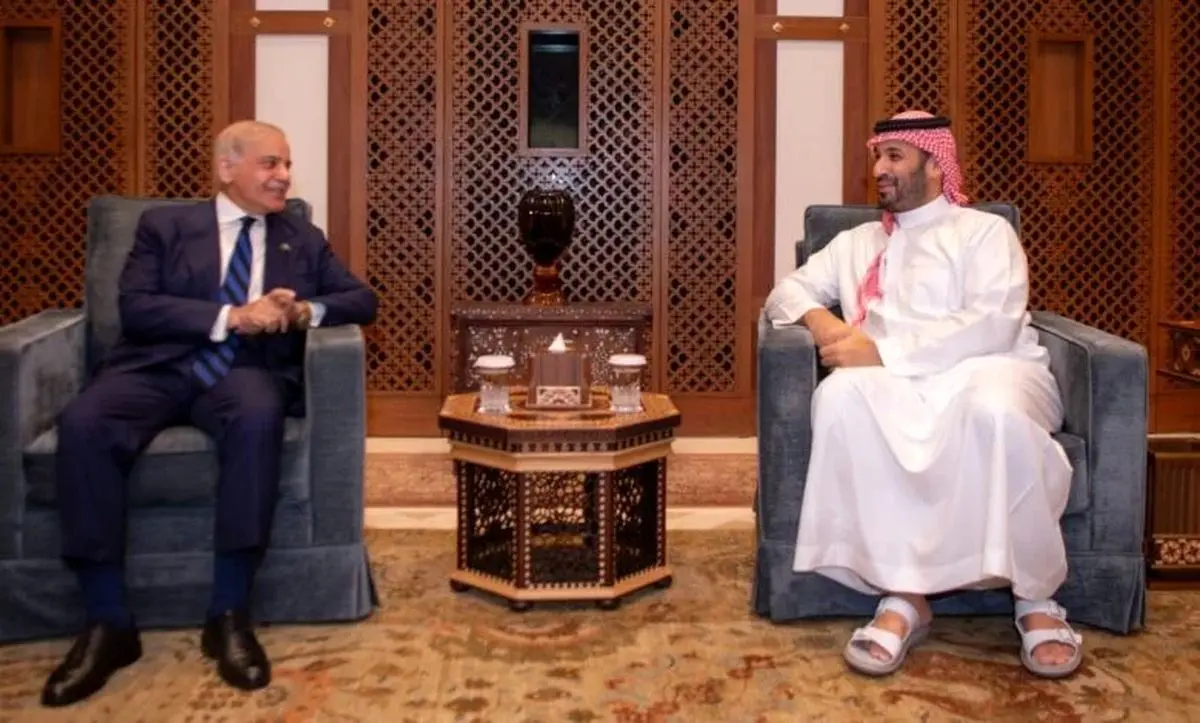 گفت‌وگوی بن سلمان و شهباز شریف