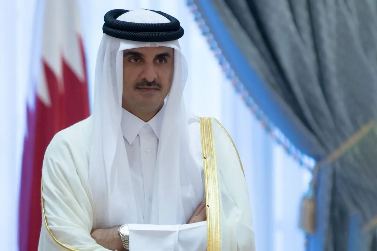 ورود امیر قطر به مسکو