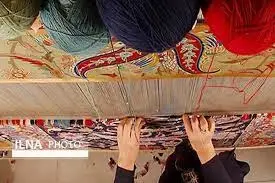 ۵۰ کارگاه فعال تولید فرش دستباف در استان وجود دارد