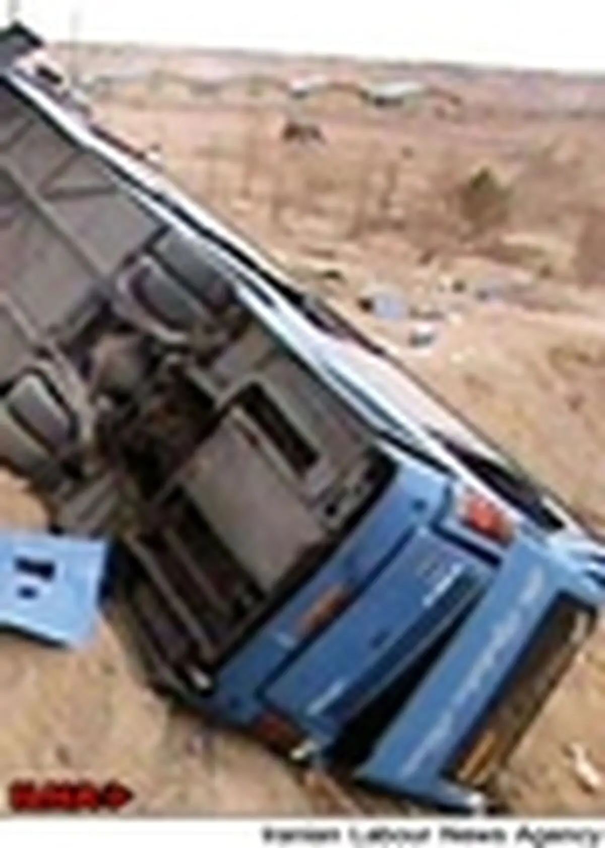 امدادرسانی به ۲۰ مصدوم واژگونی یک دستگاه اتوبوس