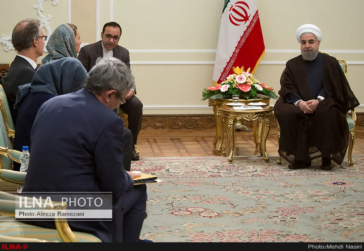ارتقای روابط ایران و اروپا؛ محور گفتوگوهای روحانی - موگرینی