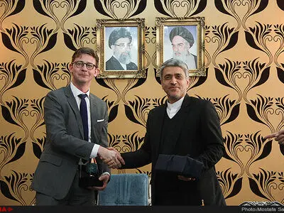 دیدار کارستن لاوریتزن وزیر امور مالیاتی دانمارک با وزیر اقتصاد کشورمان 