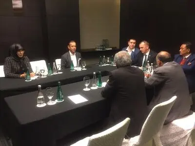 شرکت رئیس فدراسیون ژیمناستیک در جلسه زون آسیای میانه