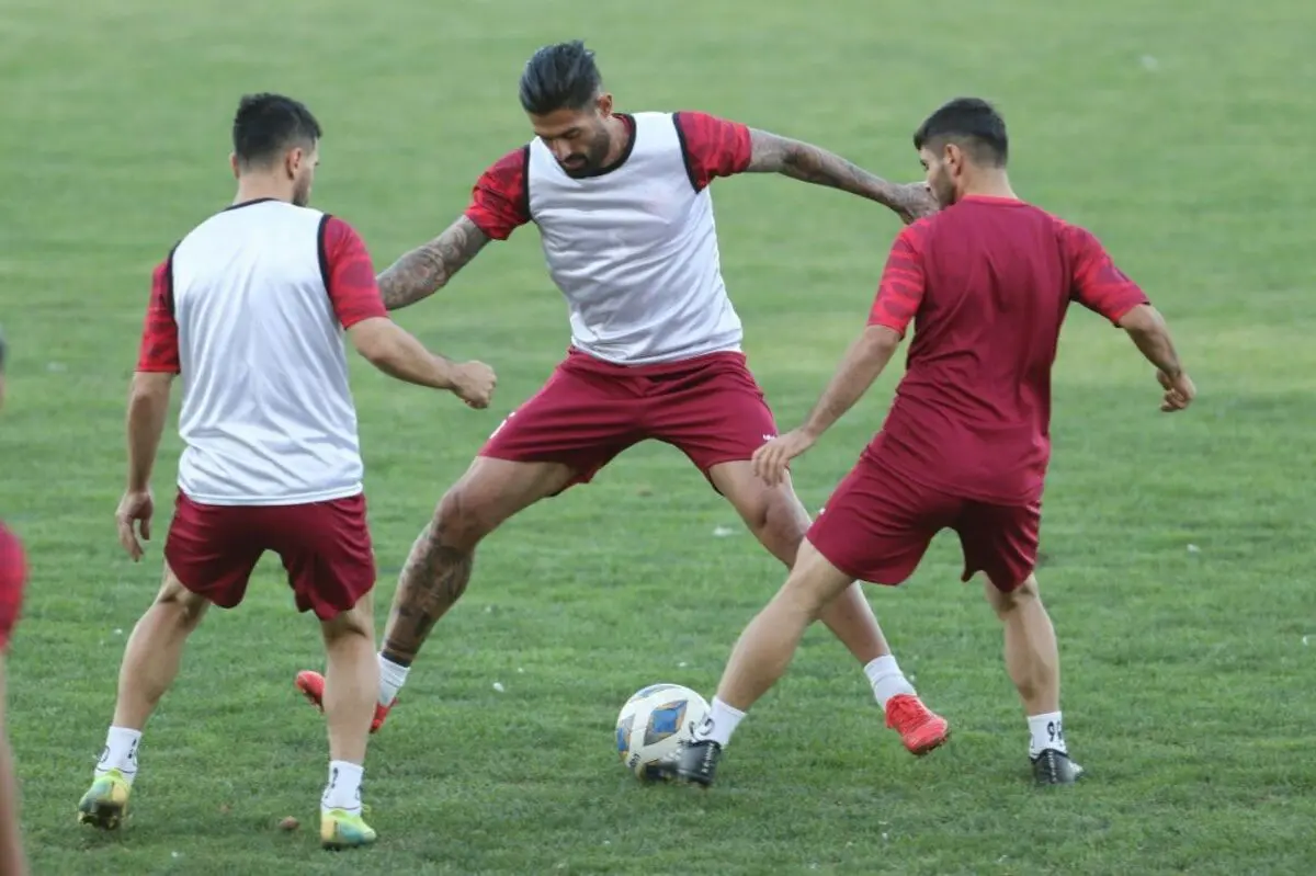 تصاویر تمرین عصر پنجشنبه پرسپولیس