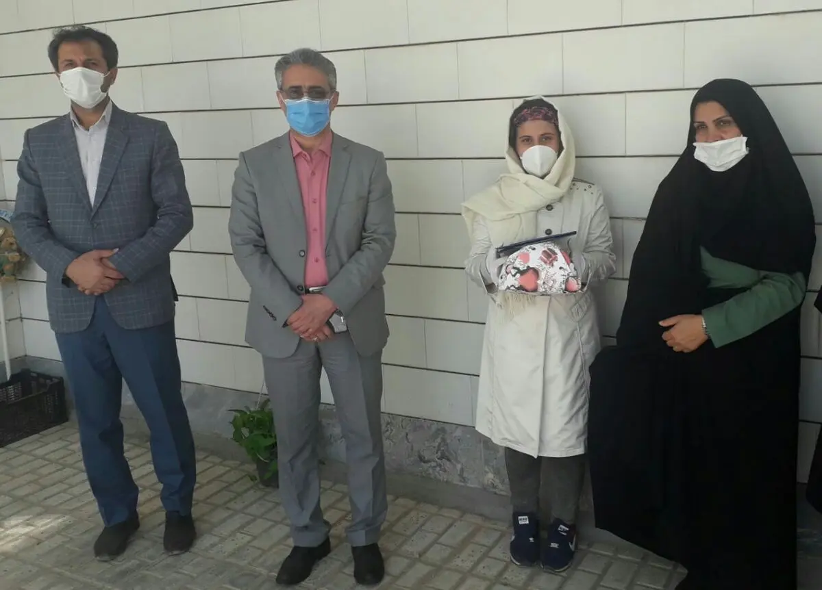 تلاشهای فرهنگی نوجوان دامغانی در عرصه مقابله با کرونا تجلیل شد