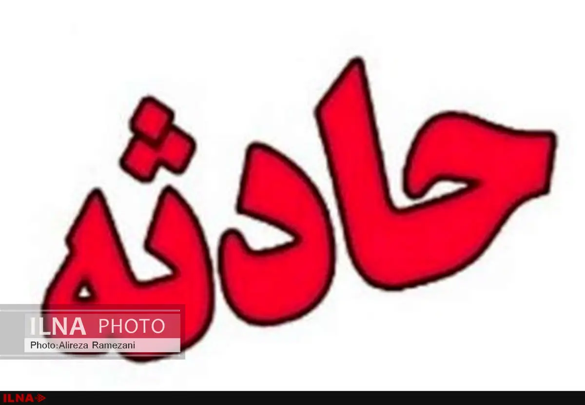 تصادف اتوبوس مسافربری در پمپ بنزین