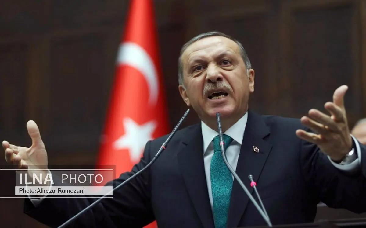 اردوغان فریاد می‌زند