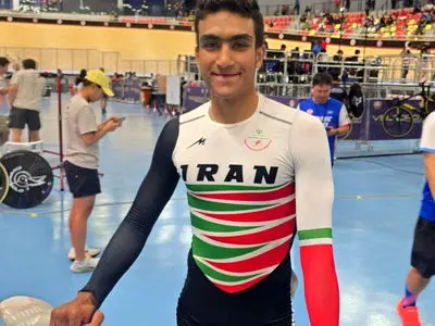 مدال تاریخی میرباقری در مسابقات دوچرخه‌سواری قهرمانی آسیا