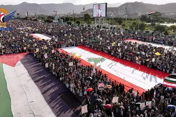 Million-strong march staged in Yemen capital in support of Gaza,
Lebanon
