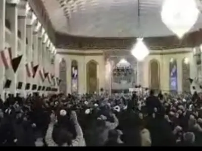 حرکت حماسی و خودجوش مردم سوگوار تبریز به سمت مصلی امام خمینی(ره)