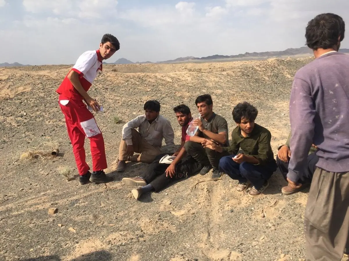 نجات شش کارگر گمشده معدن منگنز در  یزد 