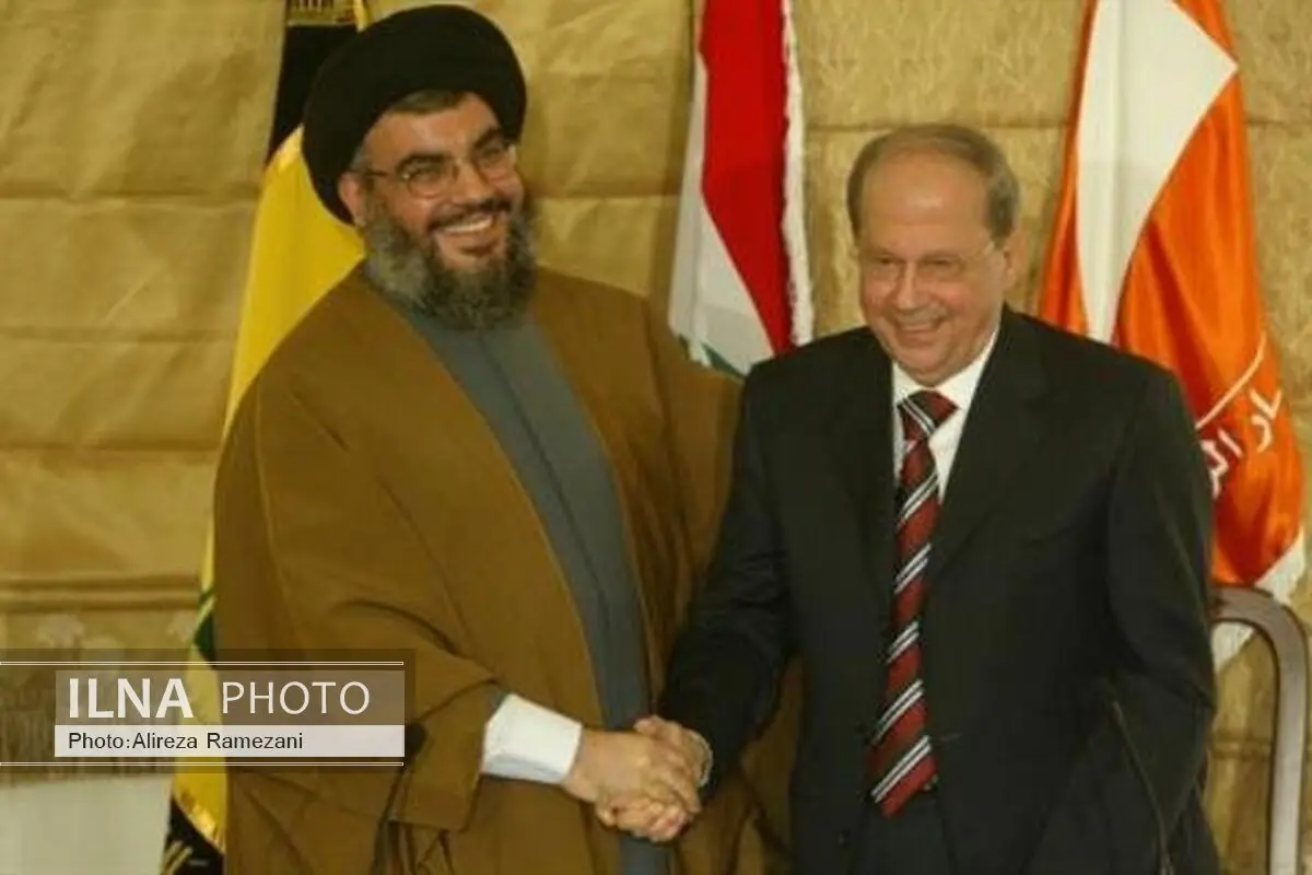 نامزد ریاست‌‌جمهوری لبنان با نصرالله دیدار کرد