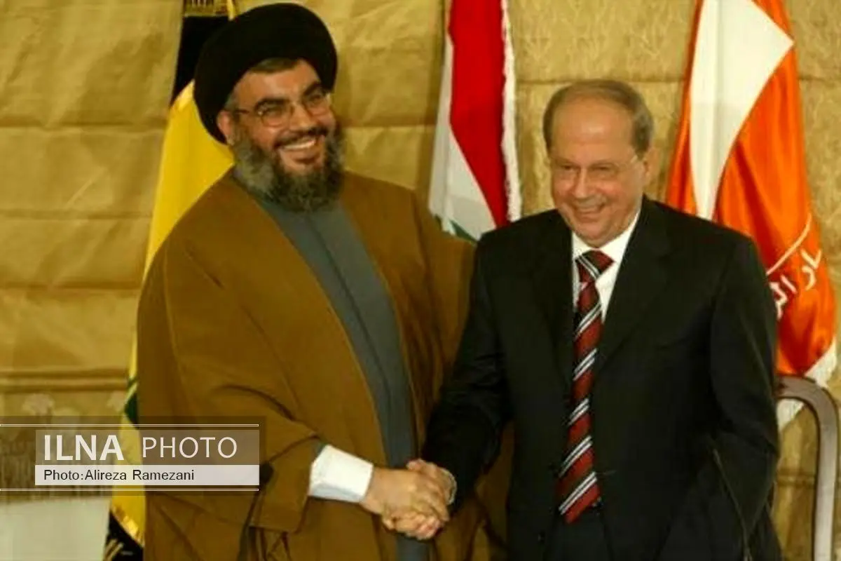 نامزد ریاست‌‌جمهوری لبنان با نصرالله دیدار کرد