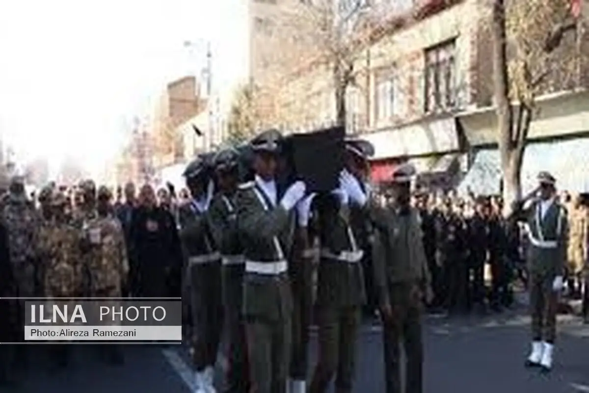 پیکر امیر سرتیپ ذکیانی در ارومیه تشییع شد