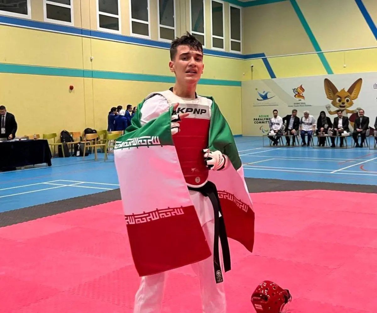 ابوالفضل ایمانی طلای پاراتکواندو را در ثانیه آخر گرفت