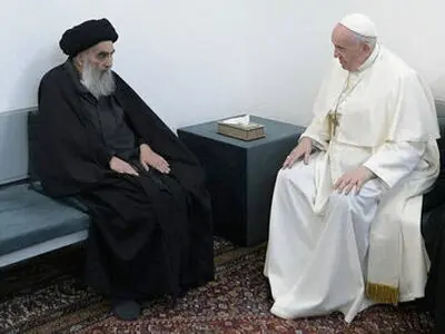 آیت الله سیستانی درگذشت پاپ را تسلیت گفت