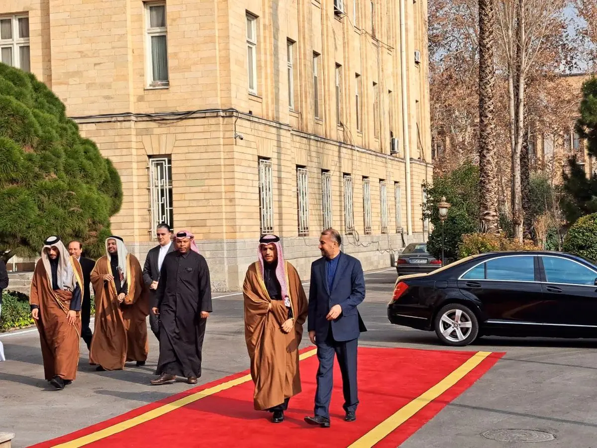 استقبال امیرعبداللهیان از وزیرخارجه قطر