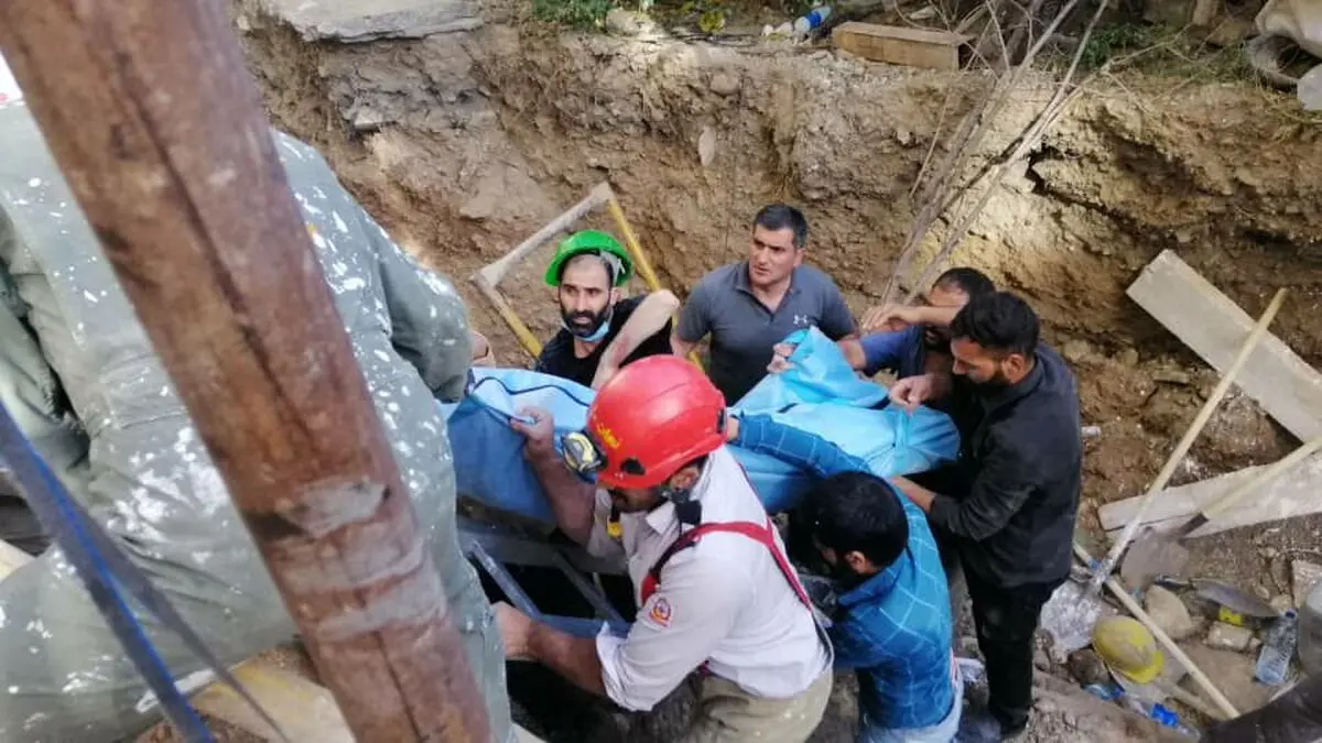 فوت یک کارگر اهل افغانستان در حادثه ریزش آوار در خیابان هروی