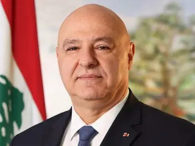 «ژوزف عون» وارد امان شد