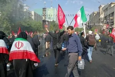 آیین وداع و تشییع پیکر قائد شهید