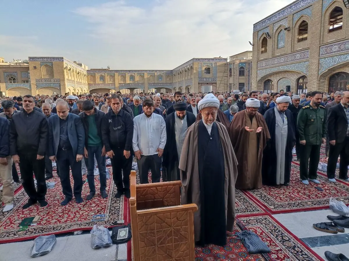 نماز باران در آستان قدس حضرت عبدالعظیم اقامه شد