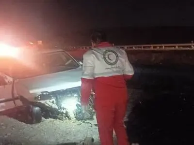۲ جان‌باخته و ۲ مصدوم بر اثر واژگونی سواری پژو ۴۰۵ 