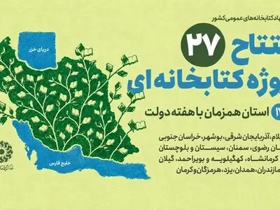 افتتاح ۲۷ پروژه کتابخانه‌ای در ۱۷ استان همزمان با هفته دولت