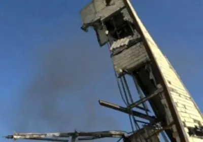 انفجار گاز در مشگین‌شهر ساختمان پنج طبقه را تخریب کرد