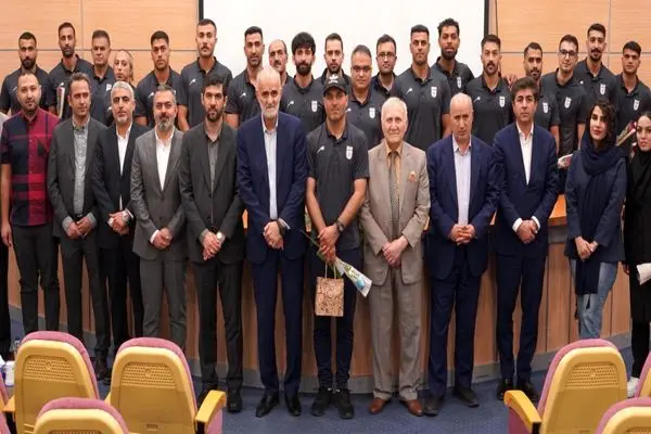 مراسم بدرقه تیم ملی فوتبال ساحلی برگزار شد