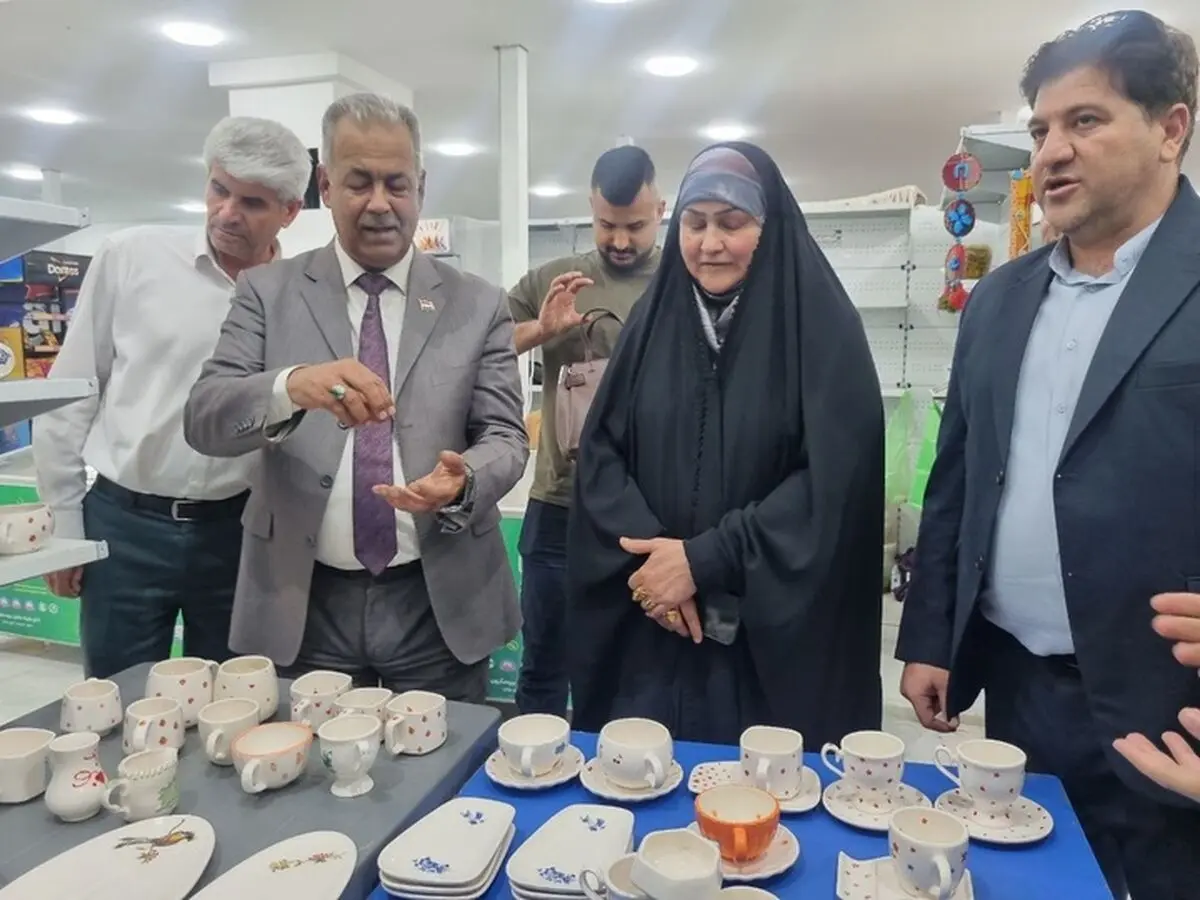 بازدید نماینده مجلس استان واسط عراق از نمایشگاه صنایع‌دستی ایلام