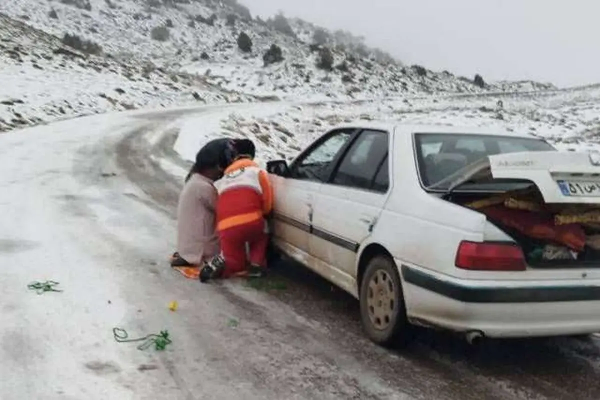 آماده باش نیروهای  هلال احمر گلستان در پی هشدار سطح نارنجی هواشناسی