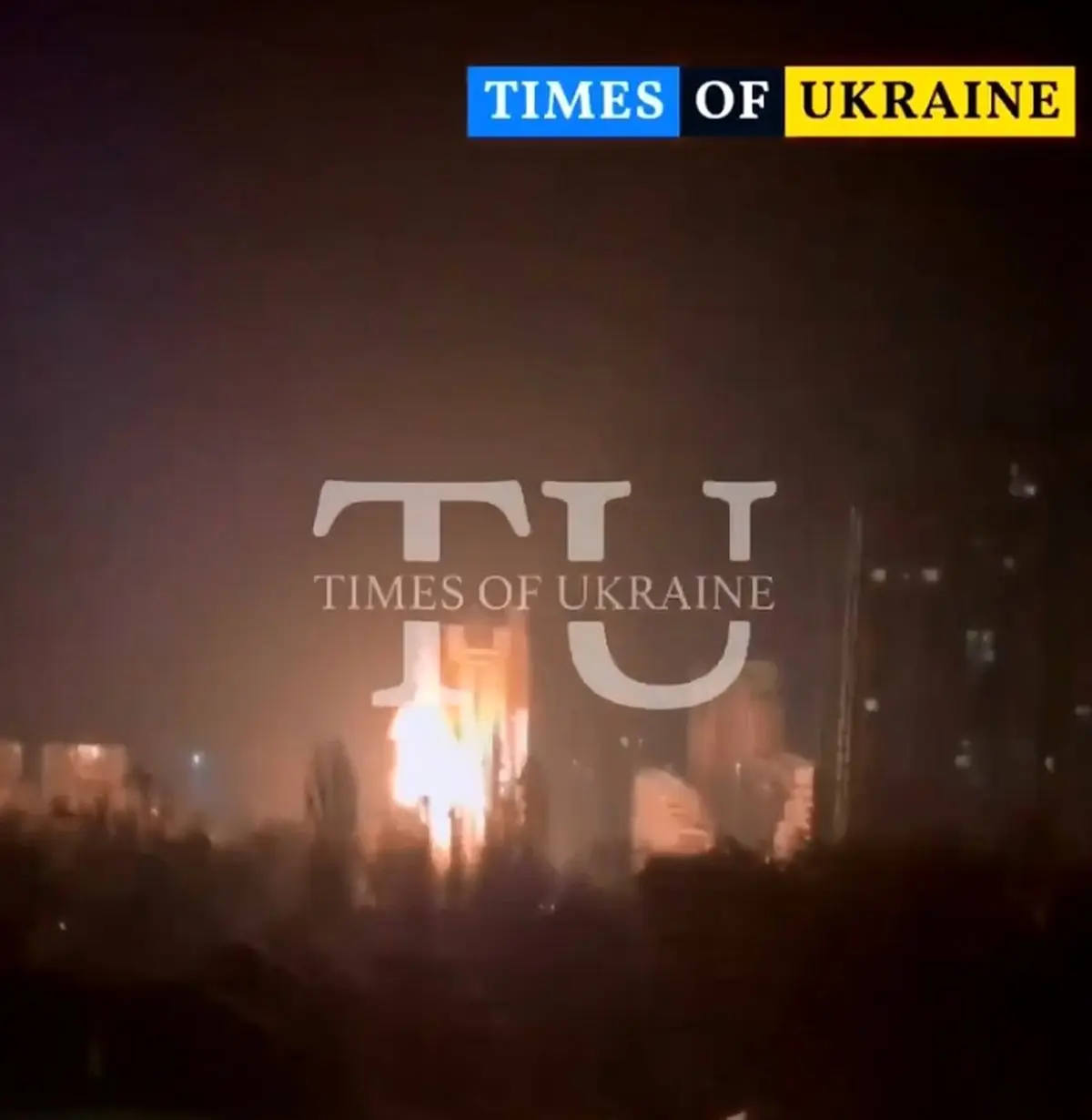 حمله شدید موشکی و پهپادی روسیه به کی‌یف + فیلم