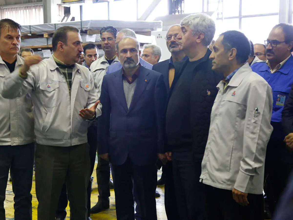 بازدید مدیران عامل سایپا و ایران خودرو از سایپا پرس
