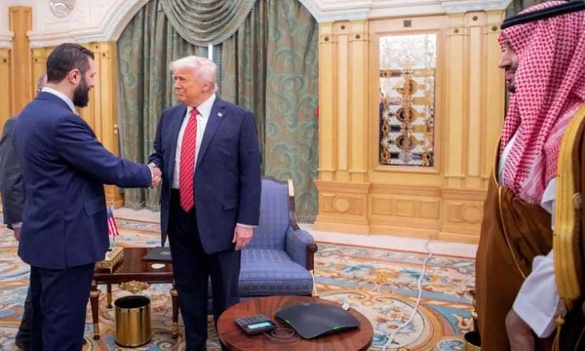 ترامب يدعو الشرع للانضمام لاتفاقيات أبراهام مع كيان الإحتلال