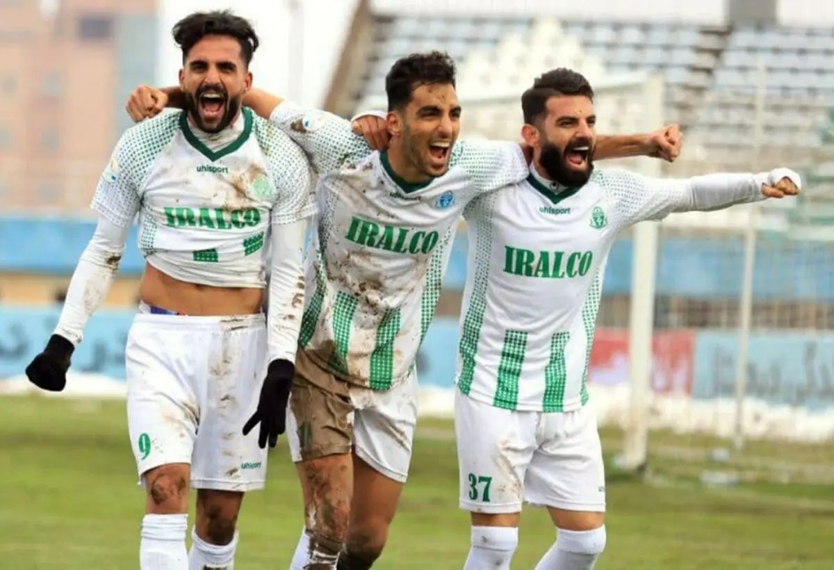شادی گل عجیب مهاجم آلومینیوم مقابل پرسپولیس