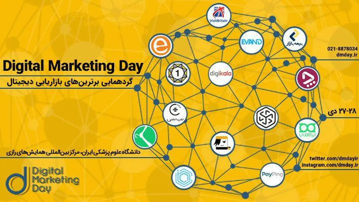 بزرگترین گردهمایی سالانه متخصصان بازاریابی دیجیتال DMDAY2019 برگزار می شود