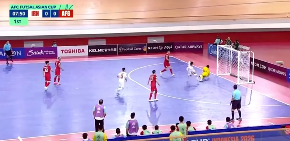 ویدئو: گل اول ایران به افغانستان