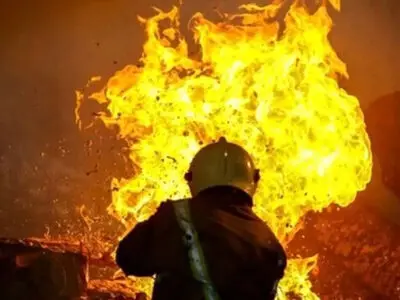 مصدومیت یک کارگر  هنگام خاموش کردن آتش