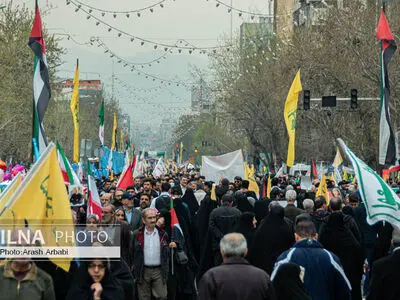 راهپیمایی روز جهانی قدس در تهران