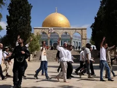 یورش شهرک‌نشینان به مسجد الاقصی در قدس اشغالی
